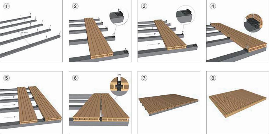 WPC Outdoor Decking Floor WPC Outdoor Decking Floor